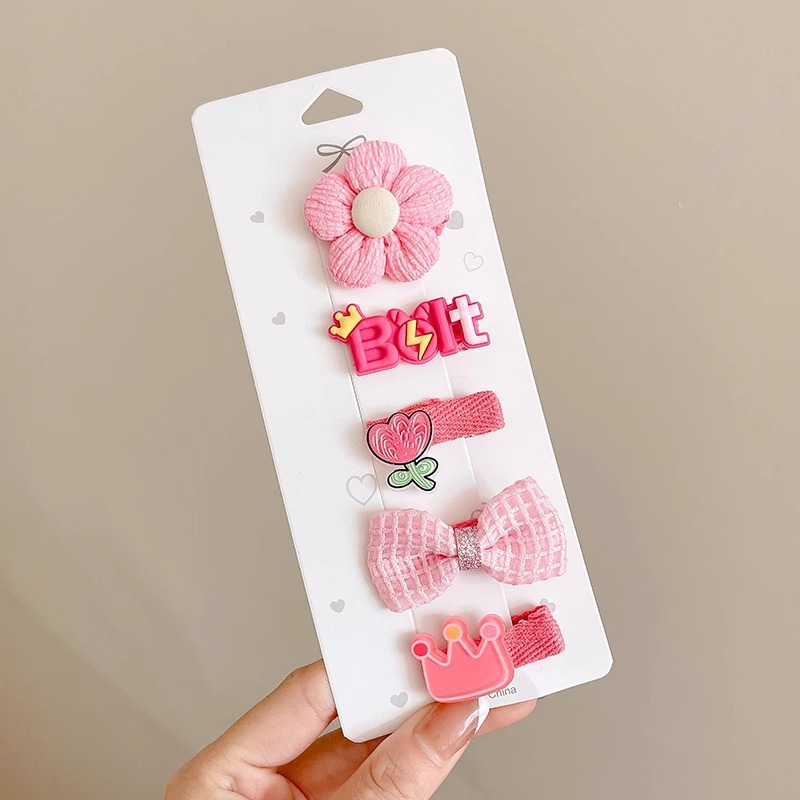 Picture of Cute baby lanugo hair small hairpin baby girl does not hurt hair hair clip baby hair small hair clip children's headdress