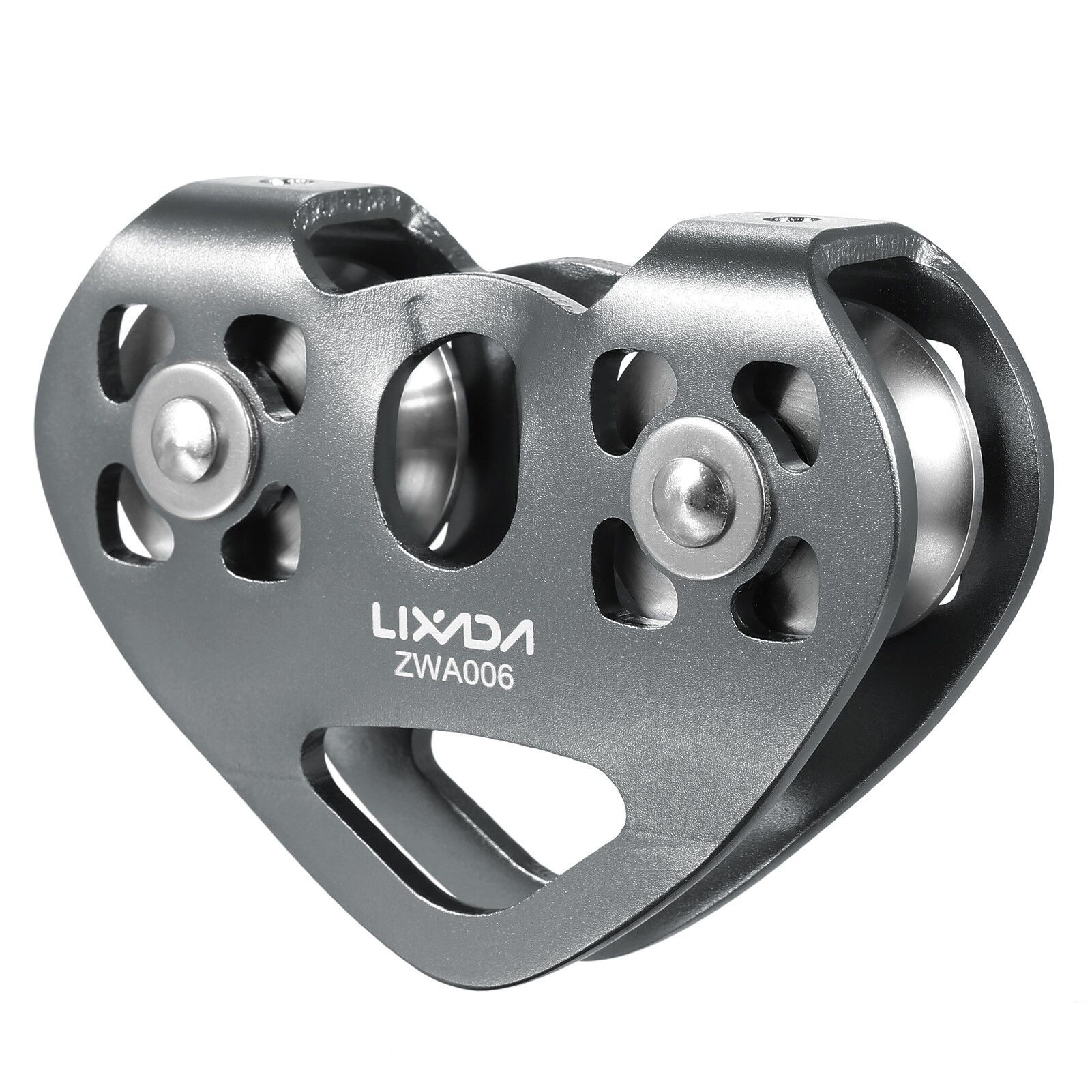 Picture of Cross-Border heart-shaped double pulley outdoor Mountaineering Rock climbing pulley set high-altitude transportation equipment love lifting rescue pulley
