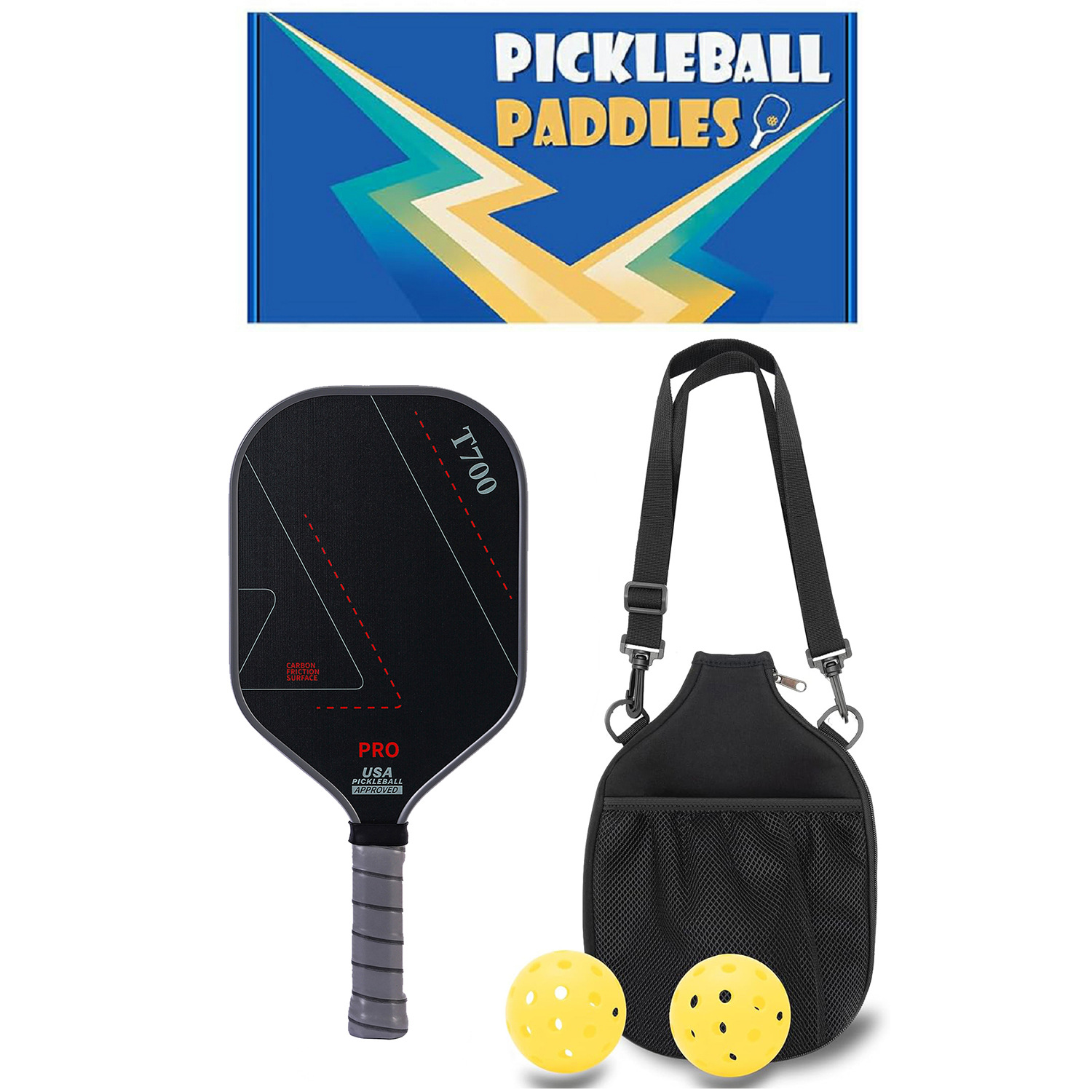 T700 Hot Pressed Pickles Rack Cloth Frosted Particles Graphite pickleball Sports Pickles Pickles Paddles