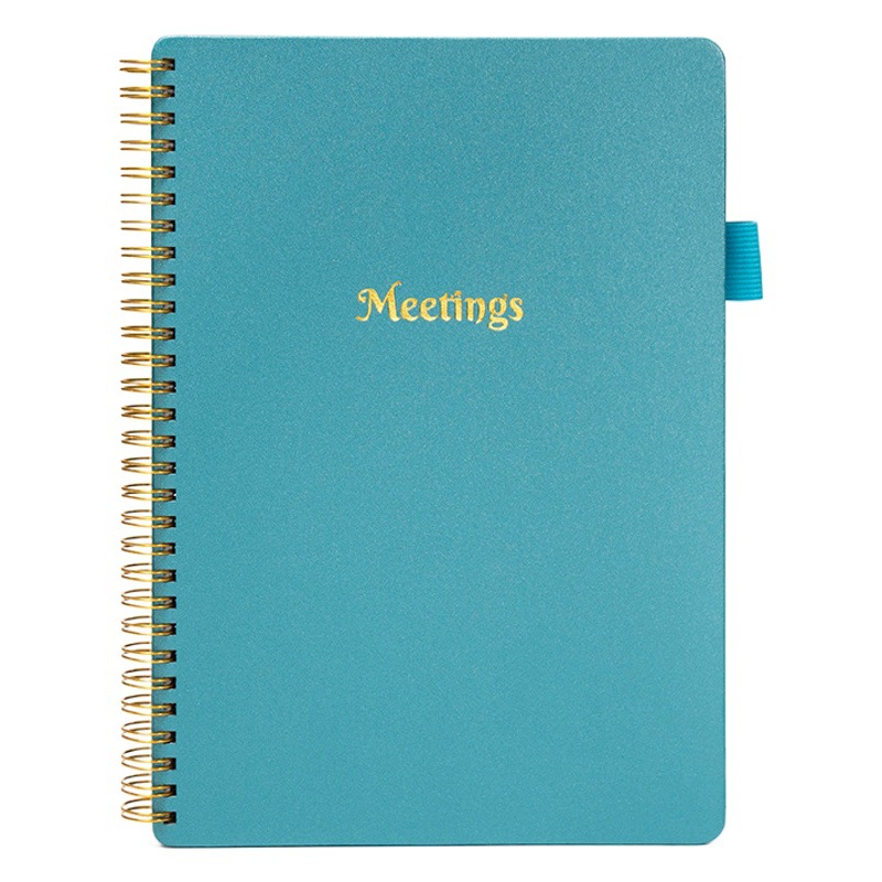 Cross-border English Meeting Record Book Business Meeting Office Notepad Party Member Student Meeting Notebook Wholesale