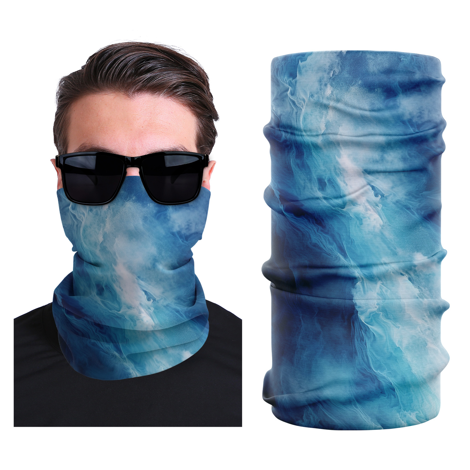 Picture of Xunhui magic scarf outdoor scarf mountaineering riding scarf high elastic seamless Ice Silk face towel cross-border bandana