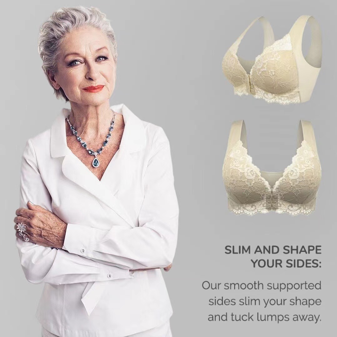 Manufacturers Cross-border Front Buckle Vest Bra Large Size Sexy Lace Bra Underwear Europe and America Bra Foreign Trade