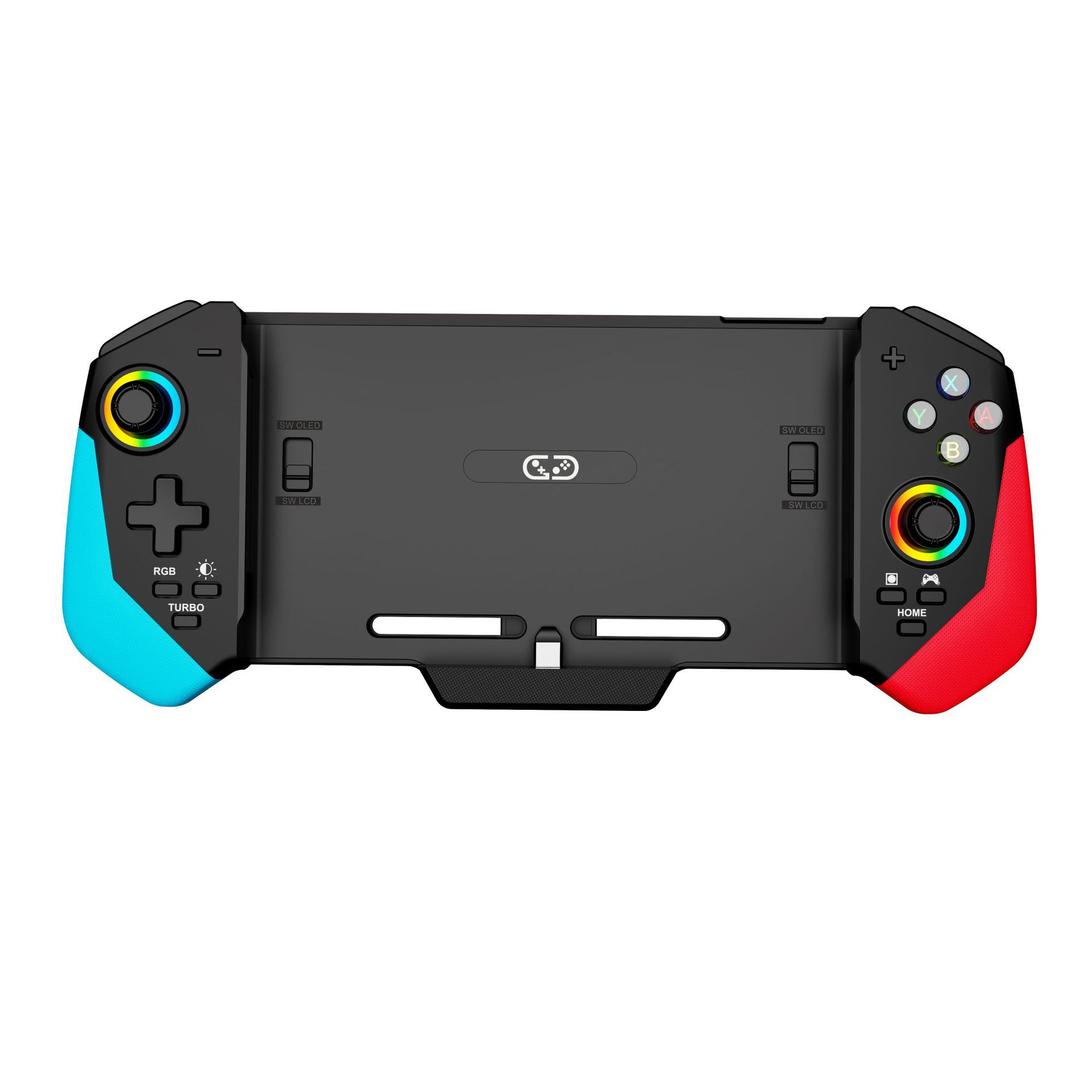 New Switch/Switch oled in-line gamepad with 6-axis gyroscope function RGB colorful
