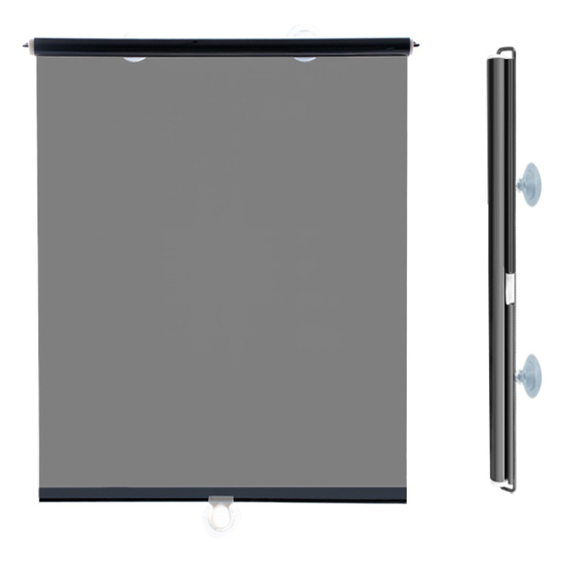 Large Truck Front Glass Retractable Sunshade Solar Film High-Definition Transparent Insulated Suction Cup Bus Sunshade Film