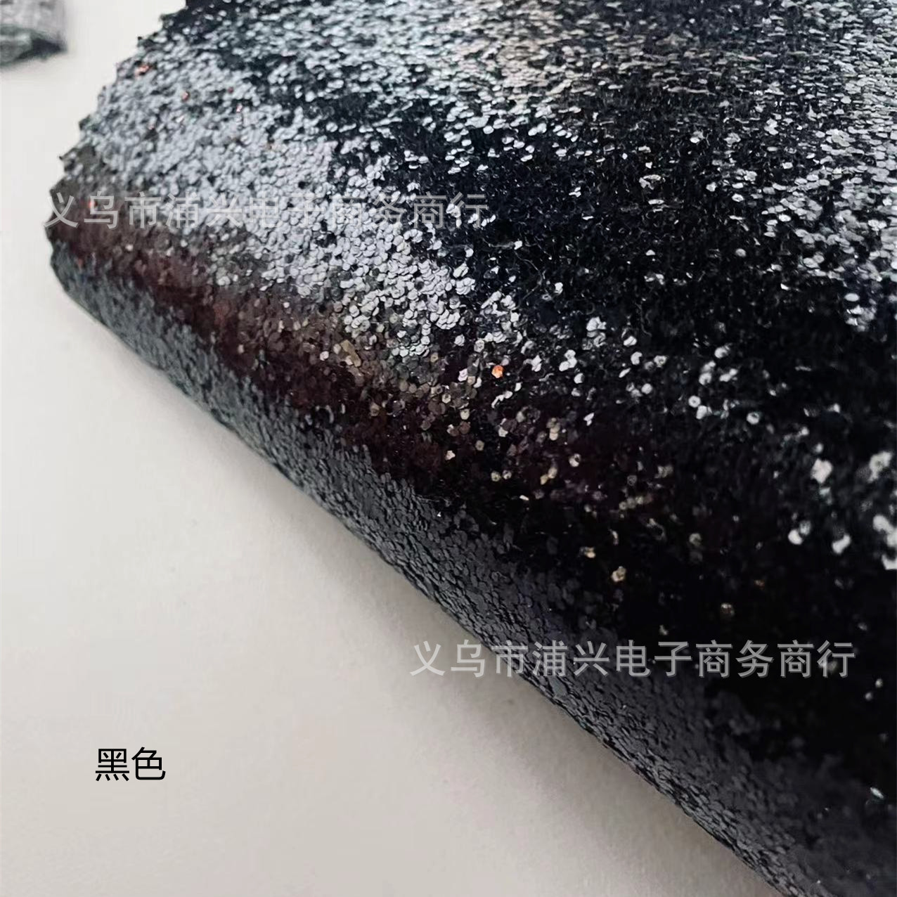 Picture of Pu Leather Glitter Coarse Powder Glitter Fabric Glitter Fabric Large and Small Hexagonal Pieces