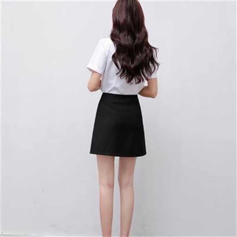 Picture of 2021 Spring and Summer New Professional Workwear Tight Waist Suit Skirt Black A- line Skirt Slim Fit Slimming Hip Skirt