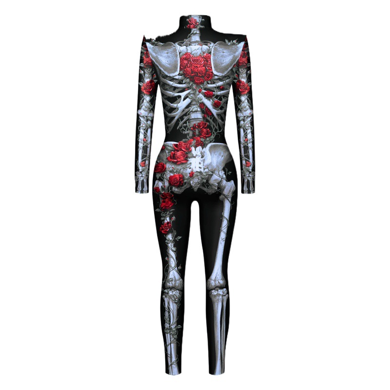 20.22 million Holy Festival New Hot 3D Printed Slim Fit Adult Children Slim Long Sleeve cos Jumpsuit