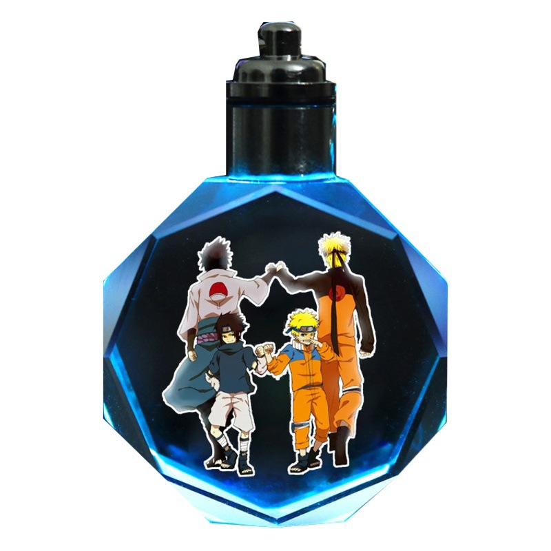 Picture of Naruto Peripheral Pendant Naruto Kakashi Sasuke I Ailuo Animation Luminous Crystal Keychain Wholesale