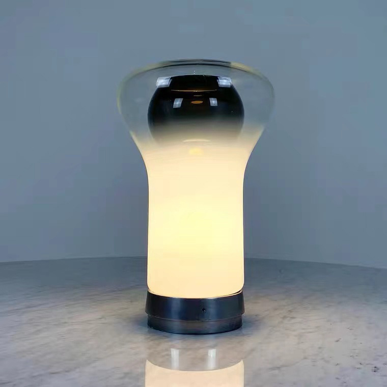 Nordic Designer Bauhaus Table Lamp Creative Study Bedroom Post-modern Living Room Glass Simple Decorative Bedside Lamp