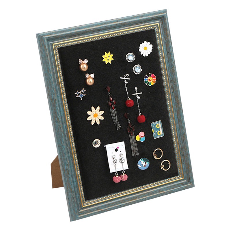 Photo Frame Jewelry Rack Jewelry Display Counter Jewelry Rack Earrings Necklace Storage Jewelry Display Necklace Display Shelf