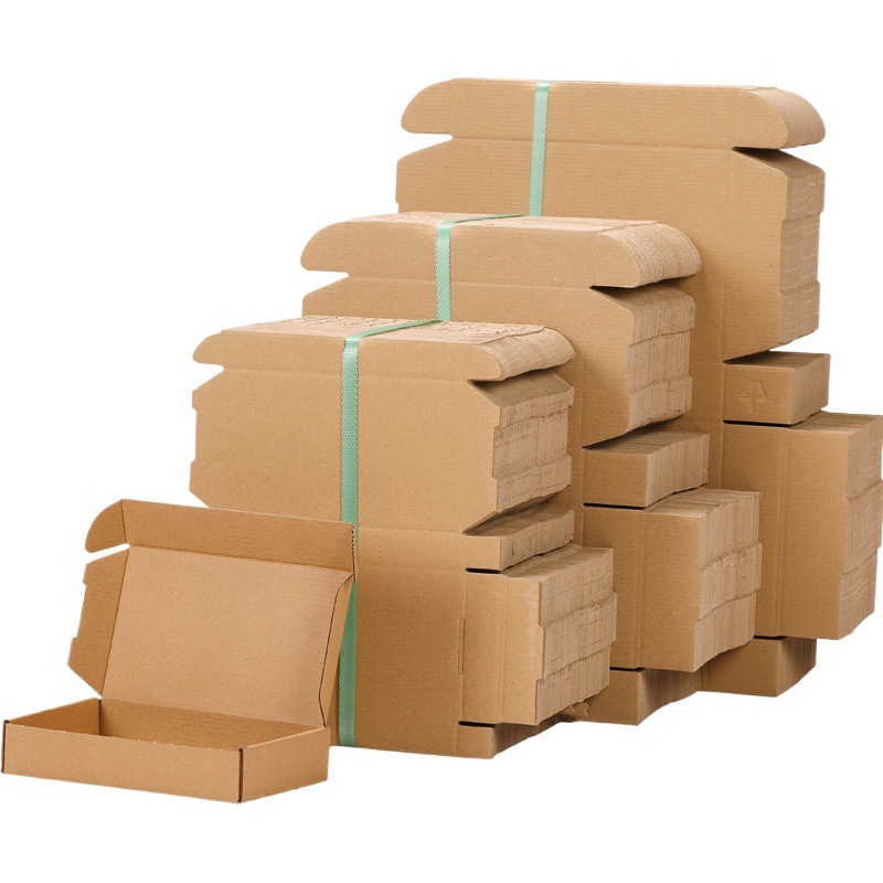 Aircraft Box Extra Hard White Anti-Pressure Clothing Intimates Express Packaging Carton Small Card Card Aircraft Box Packaging Carton