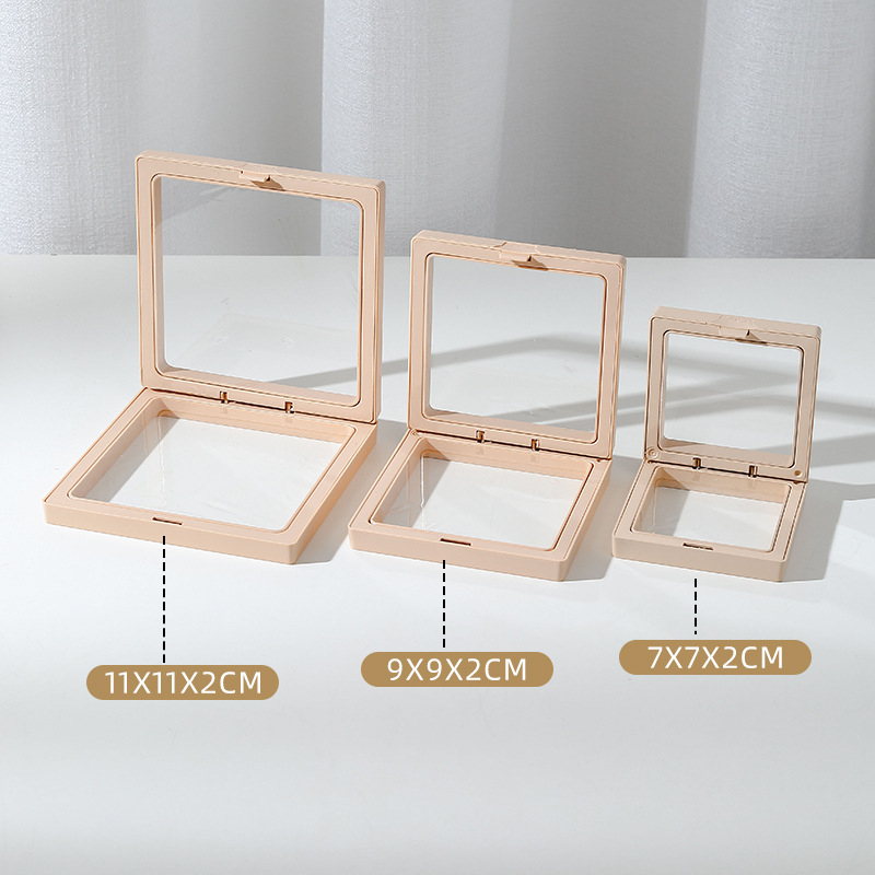 Picture of Pe Film Colorful Suspension Box Small Commodity Gift Box Jewelry Display Box Jewelry Ring Bracelet Box Jewelry Box