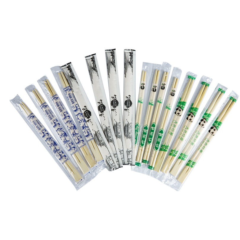 Disposable chopsticks wholesalers use takeaway packaging special round chopsticks sanitary tableware whole box fast food special bamboo chopsticks