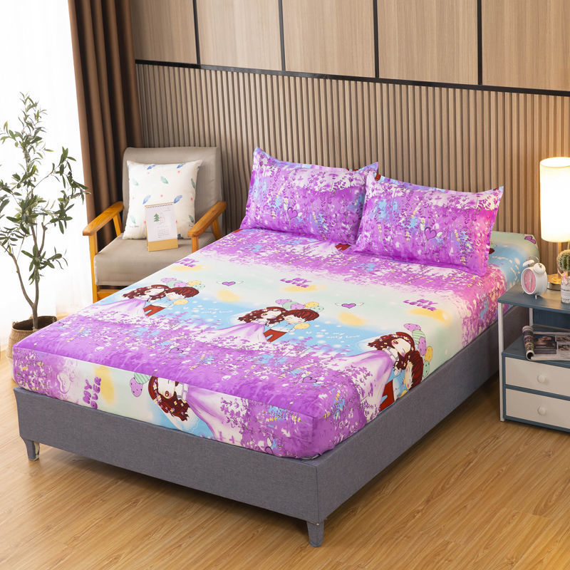 Picture of Printed Fitted Bed Sheets, Simmons Protective Dust Cover, All-Inclusive Elastic Bed Cover, No Pilling, No Shrinkage