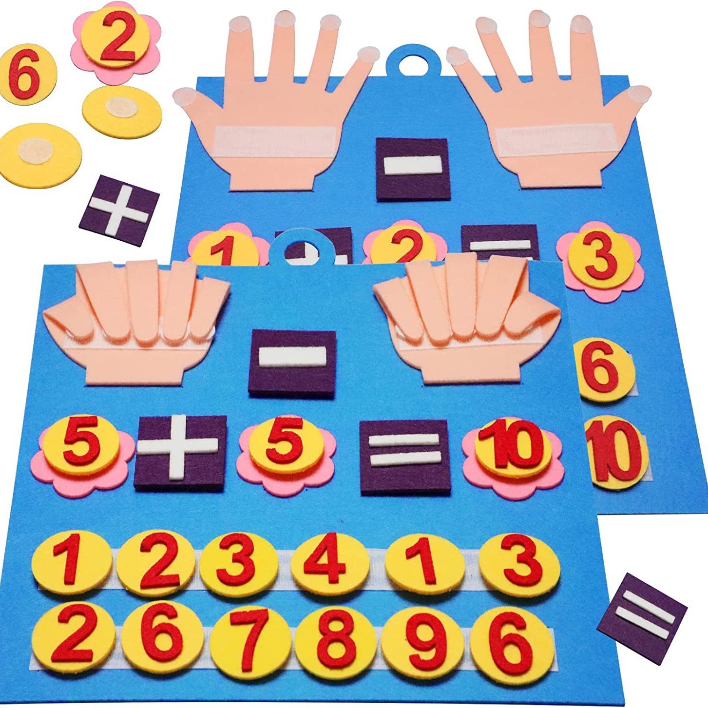 Felt Montessori Early Childhood Toys Kindergarten Digital Computing Teaching Aid Children's Educational Handmade DIY Toys Customization