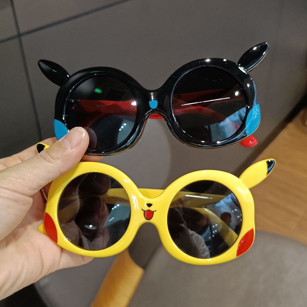Picture of Children's Sunglasses Polarized Baby Silicone Glasses Pikachu Trendy Boys and Girls Sunglasses Uv Protection Pikachu