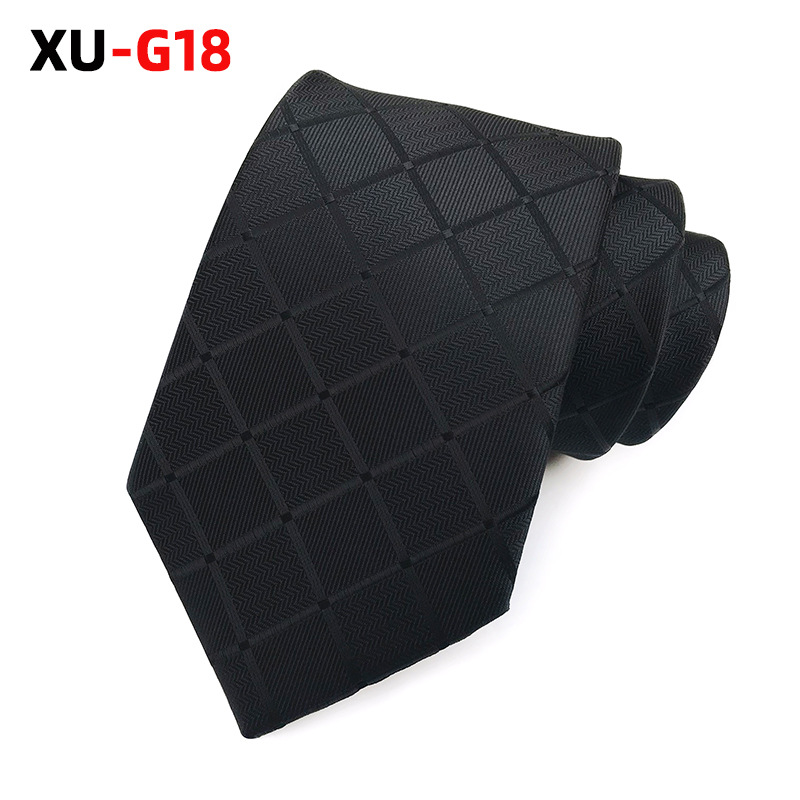 Picture of Factory Ready Supply 2025 New Polyester Jacquard Fashion Plaid Tie Formal Tie