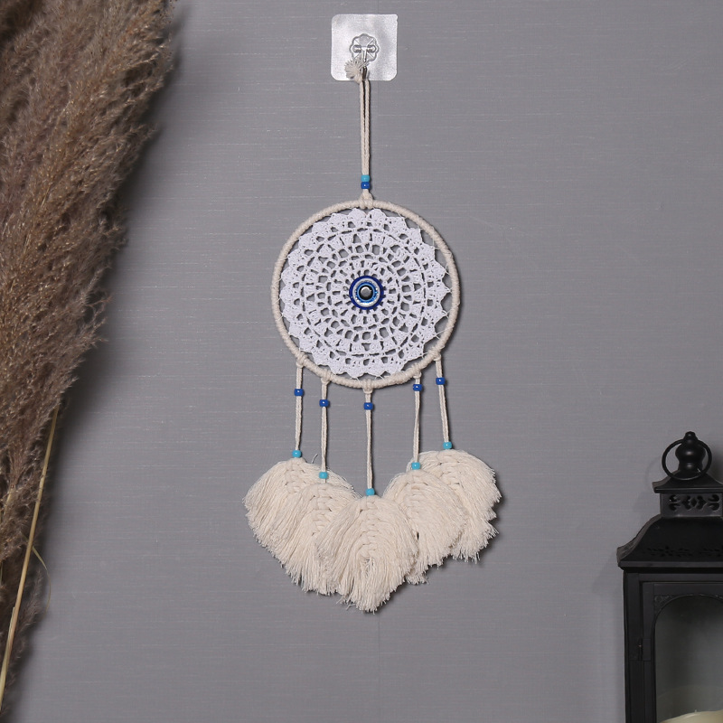 Picture of Devil's Eye dream catcher holiday gift home decoration wall hanging bedroom bedside wall decoration pendant dream catcher