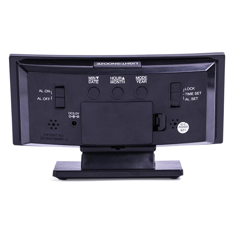 Factory Sells Multifunctional Led Large-Screen Clock, Snooze Alarm Clock, Time Display, Silent Timekeeping, Led Digital Screen