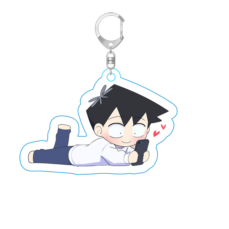 Picture of Ancient students have communication disorders animation surrounding only wild people key chain acrylic key chain hanging