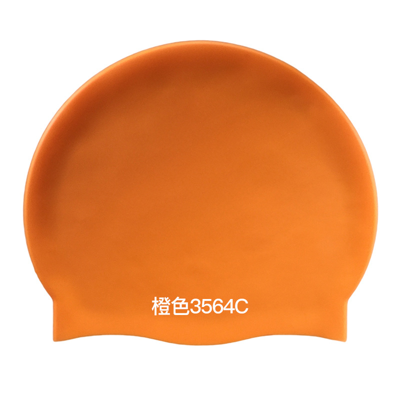 Picture of 2025 Silicone Swimming Cap Wholesale Solid Color Waterproof Diving Cap Plus No Head Swimming Cap Adult Swimming Equipment