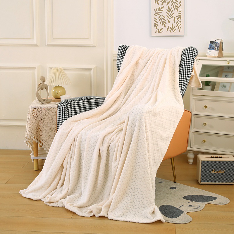 Picture of Coral fleece blanket flannel blanket air conditioning blanket thickened nap blanket gift blanket summer air conditioning blanket wholesale