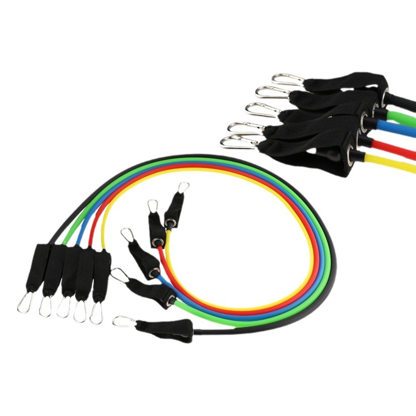11 piece set of tension device tension rope fitness function tension device set muscle training with elastic set Wholesale