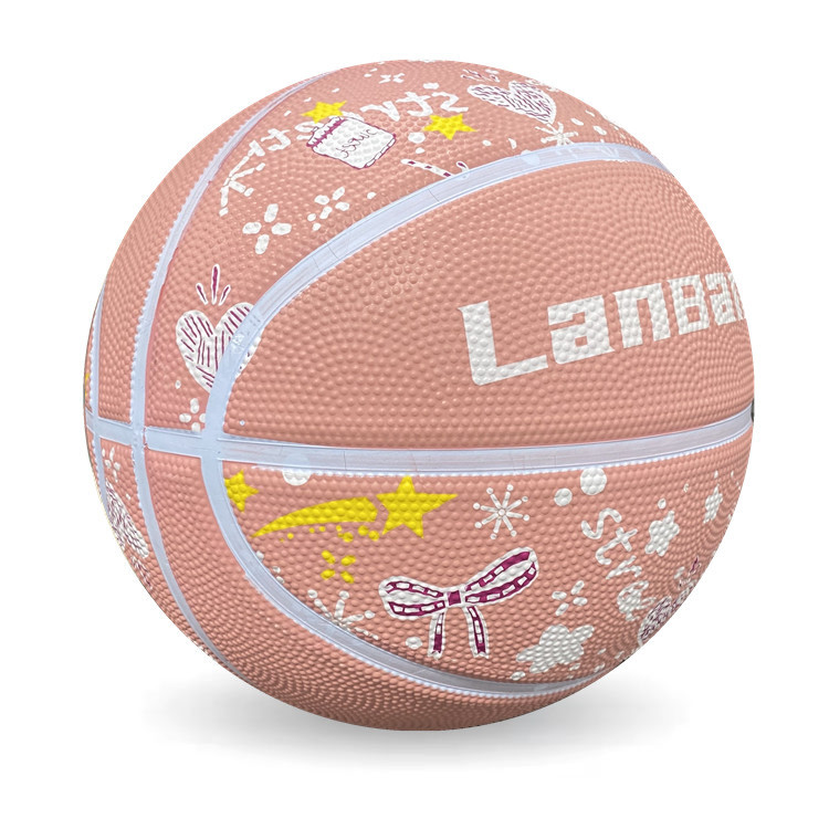 Picture of Lanbang Children's Basketball Kindergarten Pupils Training Pat Ball No.7 No.6 No.5 No.4 Basketball Indoor and Outdoor Basketball