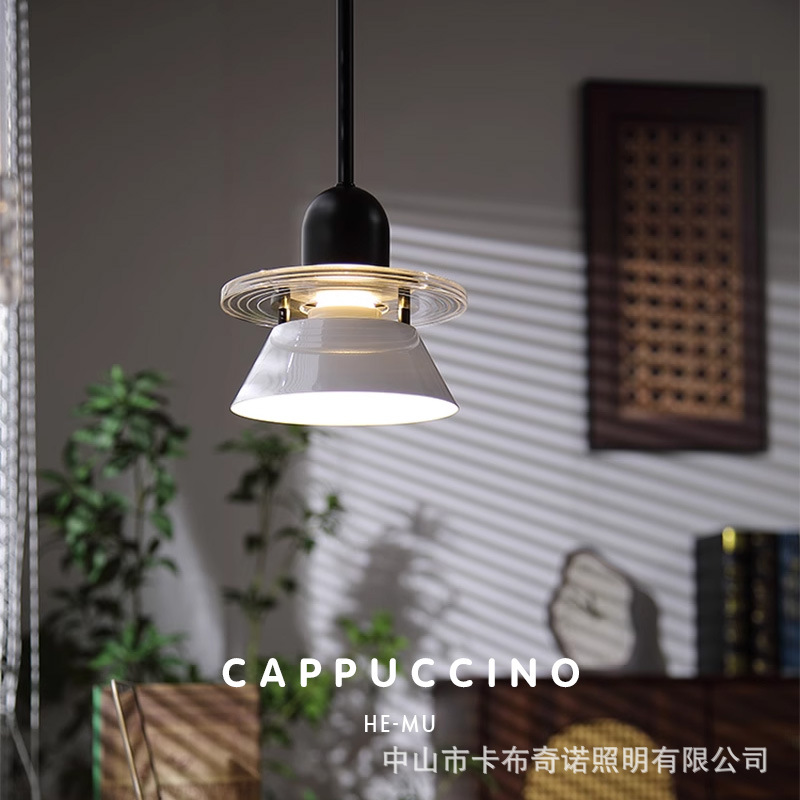 Picture of New Master Bedside Long Line Small Chandelier Nordic Memphis Children's Room Color Macaron Room Entrance Line Lamp