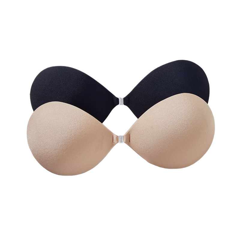 Picture of Round Cup Thin Chest Sticker Invisible Bra Women's Wedding Dress Small Chest Special Push-up Bracket Anti-expansion Non-marking Shoulder Strap Underwear