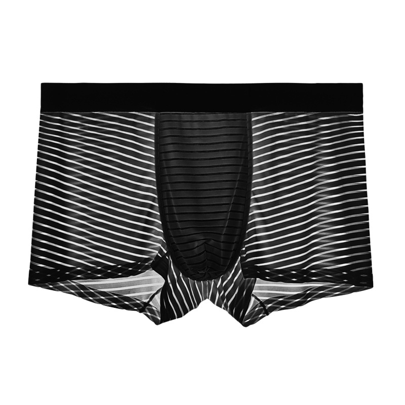 Picture of Olympic Mesh Men's Underwear Men's Ice Silk Seamless Boxer Briefs Thin Seamless Summer Breathable Boxer Briefs