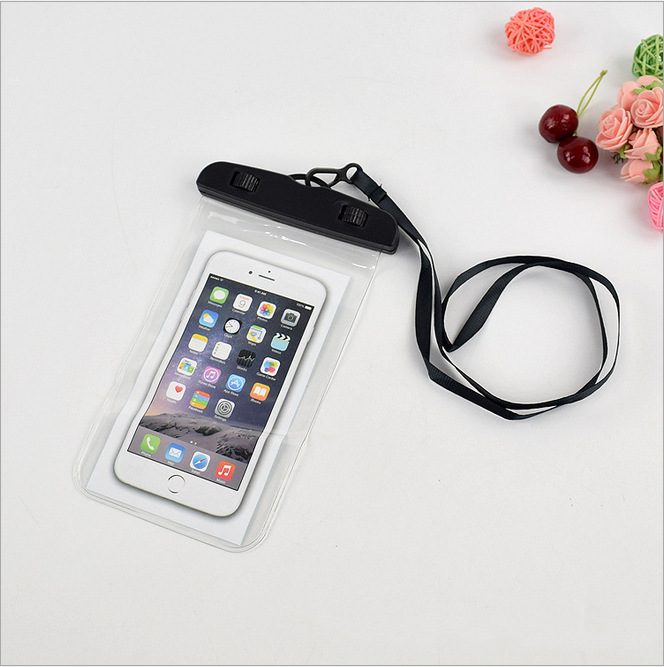 Picture of Mobile phone waterproof bag transparent waterproof mobile phone case universal swimming drifting can touch 100 set LOGO