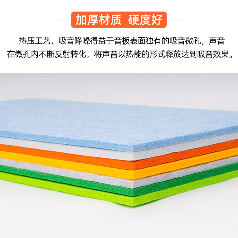 Picture of Nine-Square Felt Message Board Photo Wall Decorative Wall Stickers Note Message Board Wall Stickers Cross-Border Felt Sound-Absorbing Board