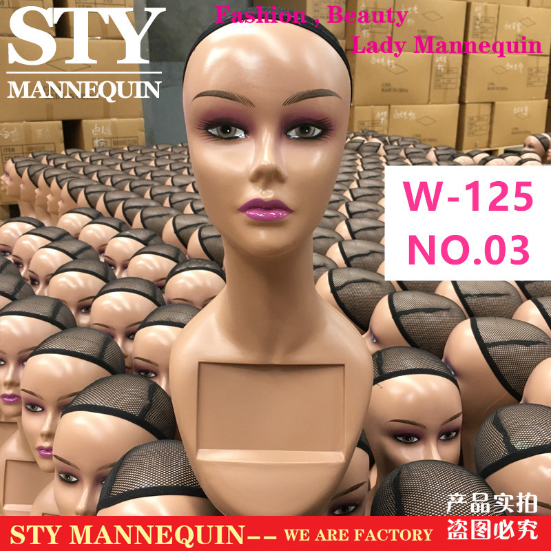 Picture of STY head model export best-selling dummy head model fashion female wig head model head model window display model head model