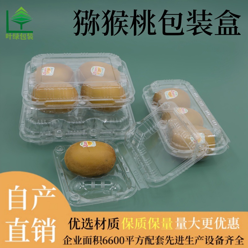 Kiwi Packaging Box Disposable Kiwi Fruit Crisper Transparent Fruit Box Lemon Packaging Plastic Box