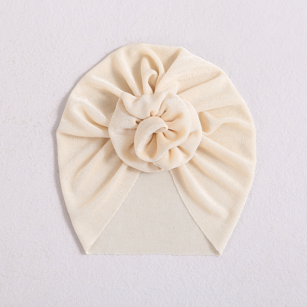 Picture of Europe and the United States hair accessories baby hat new spring and autumn baby India fetal hat three-dimensional flower children's turf hat wholesale