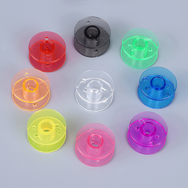 Picture of Bobbin Plastic Bobbin Thickeneded Sewing Machine Coil Spool 2518P Multifunctional Universal Bobbin Factory Wholesale