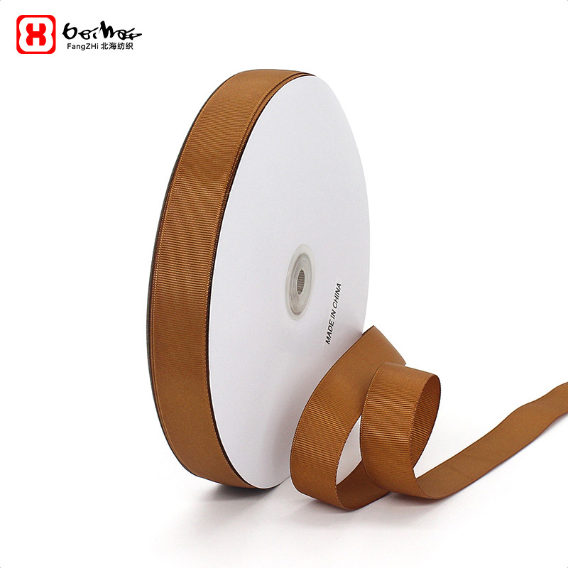 Factory Wholesale 2.3cm Recycled RPET Thread Belt Gift Packaging Ribbon Flower Decorative Ribbon