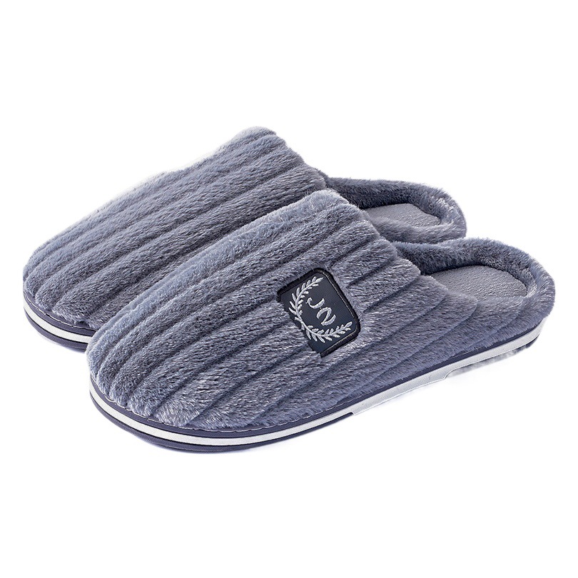Extra Large size men's cotton slippers winter 46 non-slip 47 indoor thermal 48 household 49 non-slip 50 home slippers men