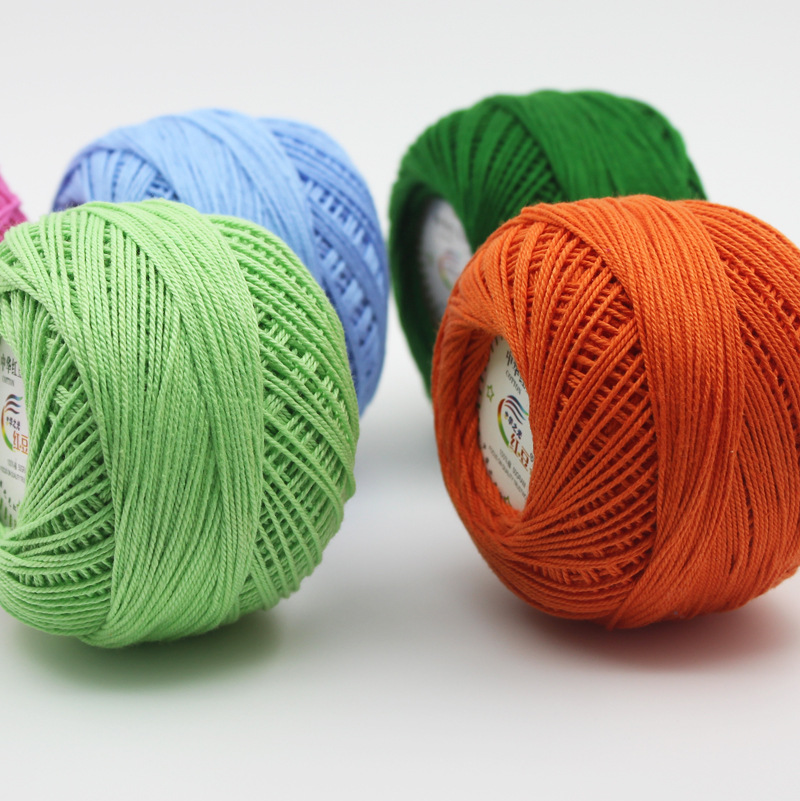 Picture of 3 # Size Lace Thread Crochet Wool Crochet Thread Crochet Thread Cotton Thread Coaster Thread Spring and Summer Wool