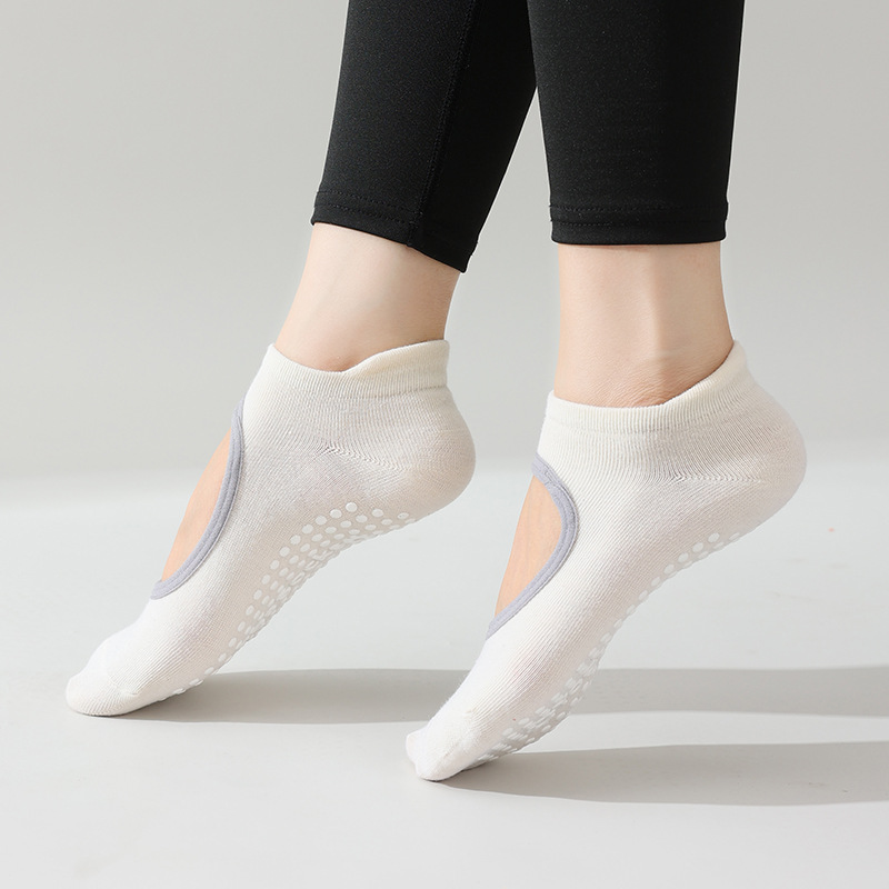 Picture of Yoga socks women's professional non-slip socks indoor floor socks Sports Fitness Pilates socks silicone particle non-slip