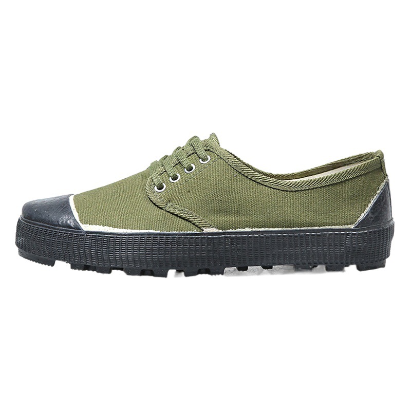 Factory direct farmland labor protection shoes yellow sneakers Green Liberation shoes rubber sole wear-resistant outdoor farmland work shoes
