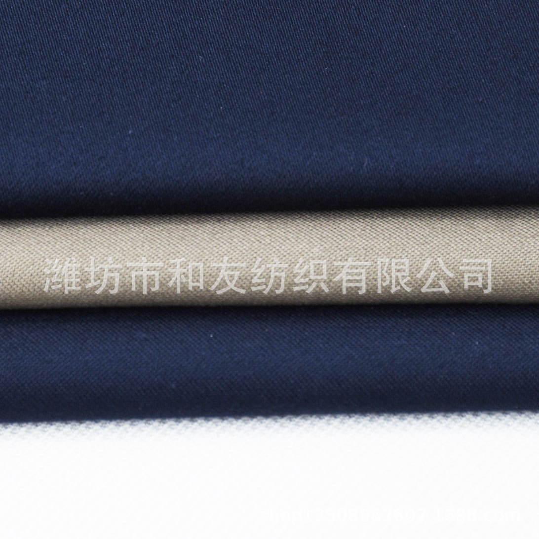 Pure Cotton Stretch Satin Woven Cotton Spandex Fabric 97% Cotton 3% Spandex Fashion Casual Clothing Pants Fabric