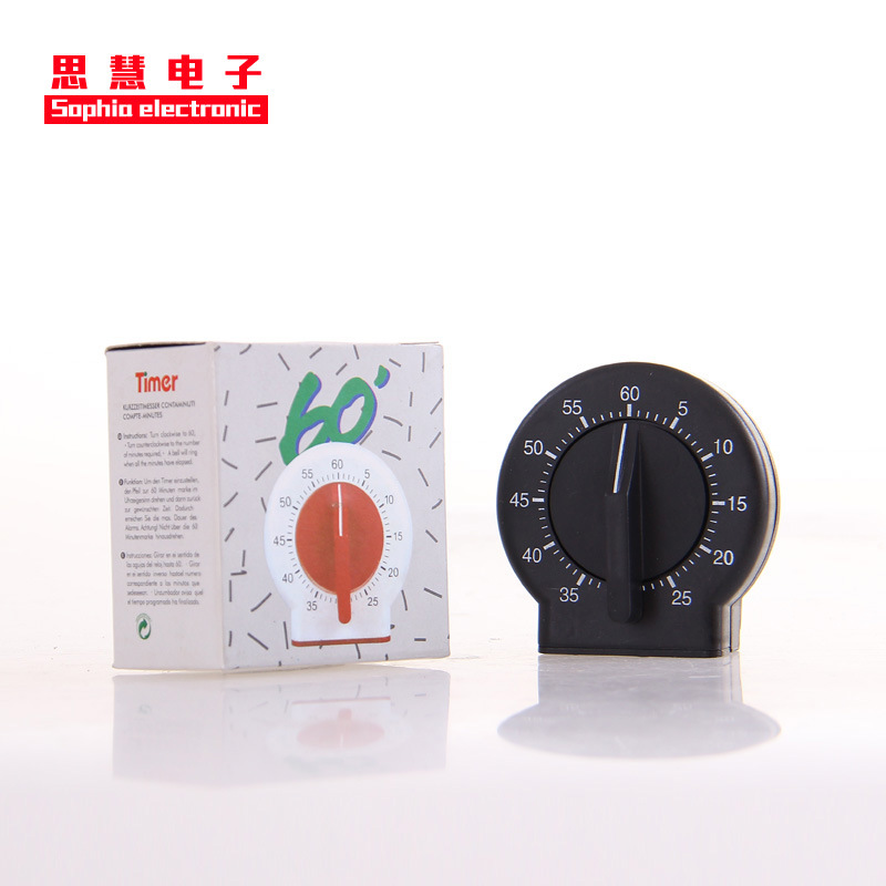 Picture of T204 small round pendulum mechanical upper chain timer rotation timer students learn to do problem timer spot