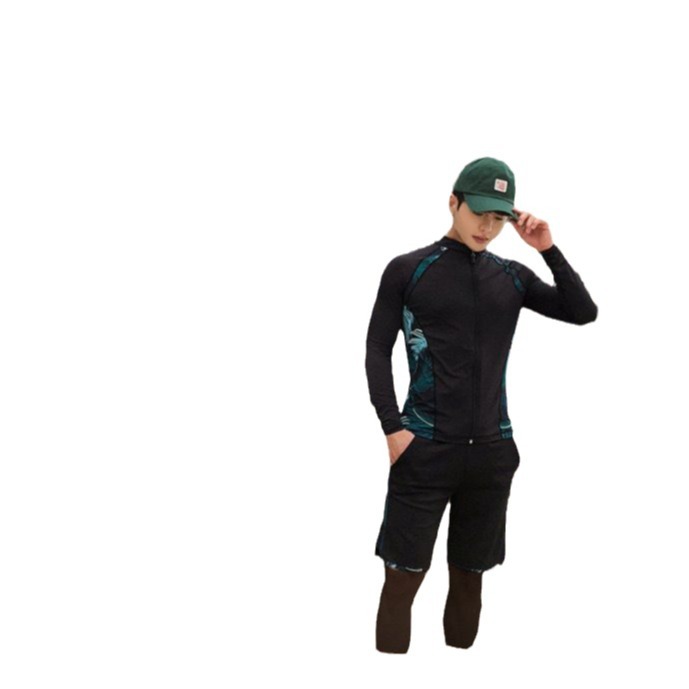 Picture of Wetsuit Korean New Split Long-Sleeved Swimsuit Snorkeling Wetsuit Sun Protection Couple Pants Surfing Suit Swimsuit