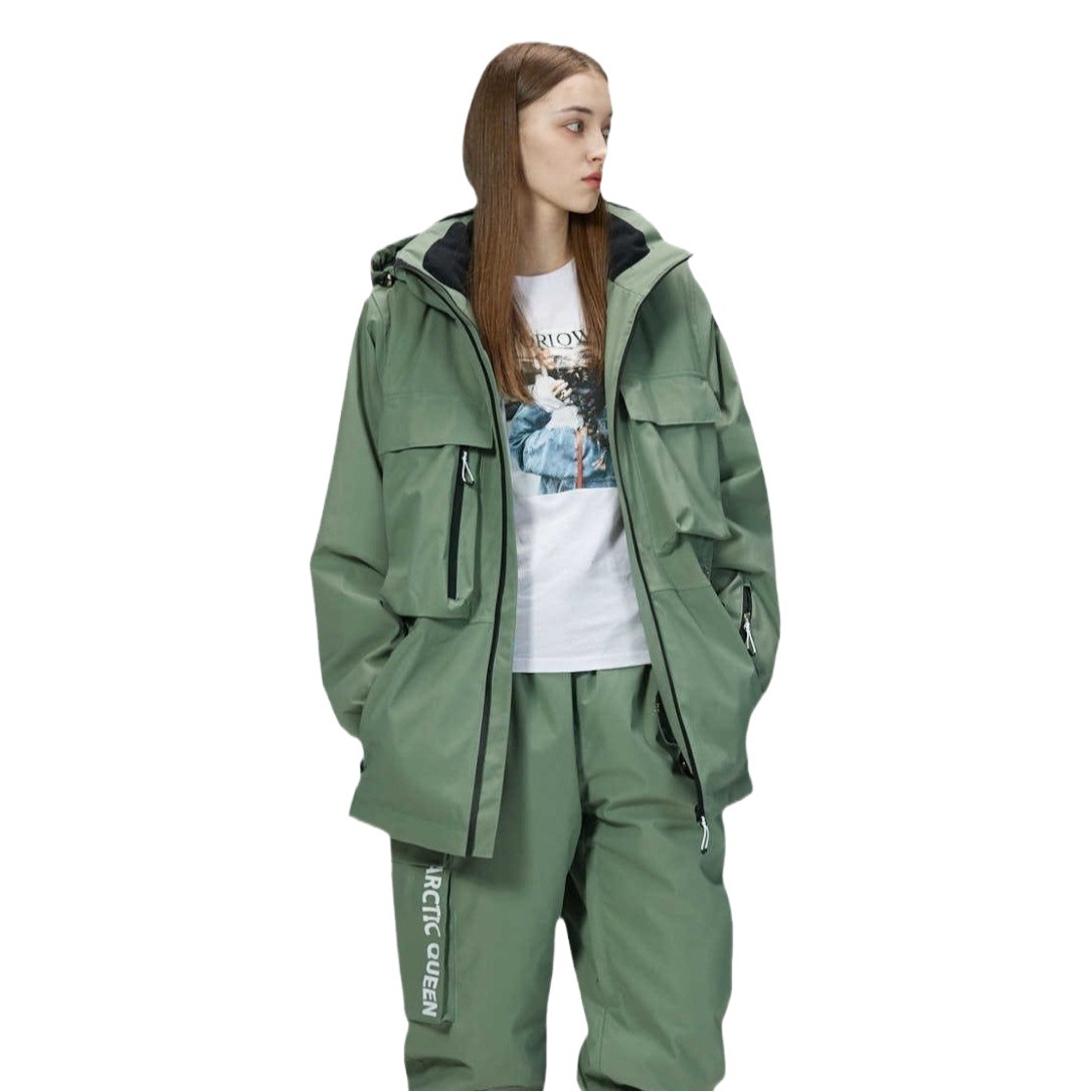 Ski Clothing Plus Logo for Men and Women, Same Style, Single Board and Double Board, Loose and Warm, Ski Outdoor Freezing Suit