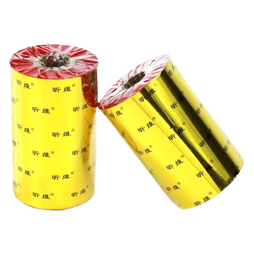 Color mixed base carbon ribbon roll 110*300 barcode printer red yellow blue green white ribbon