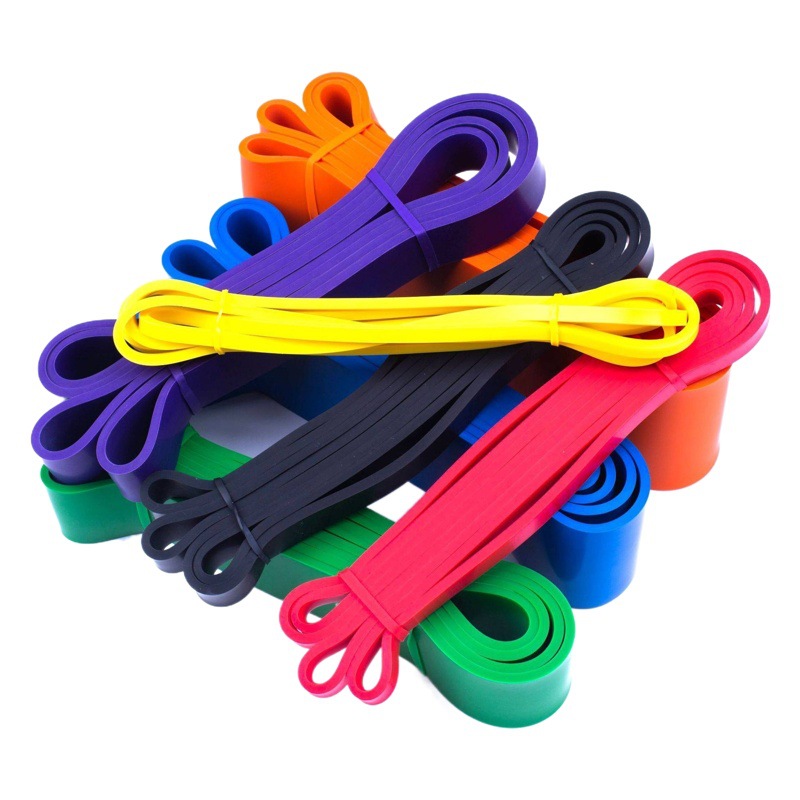 Cross-Border Supply Fitness Sports Elastic Band Chest Muscle Strength Training Resistance Band Tension Band Printing Fixed Logo
