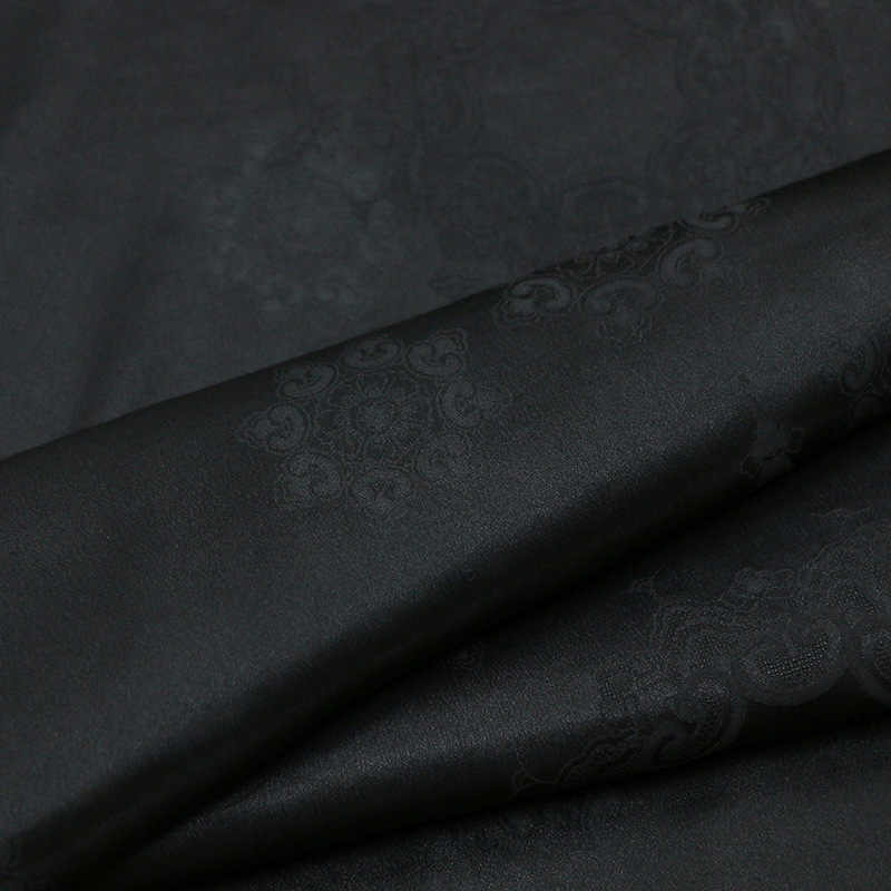 Group Pattern Full Score Silk Jacquard Hanfu Fabric Non-heritage Silk Xiangyun Yarn National Style Light Luxury Clothing Fabric
