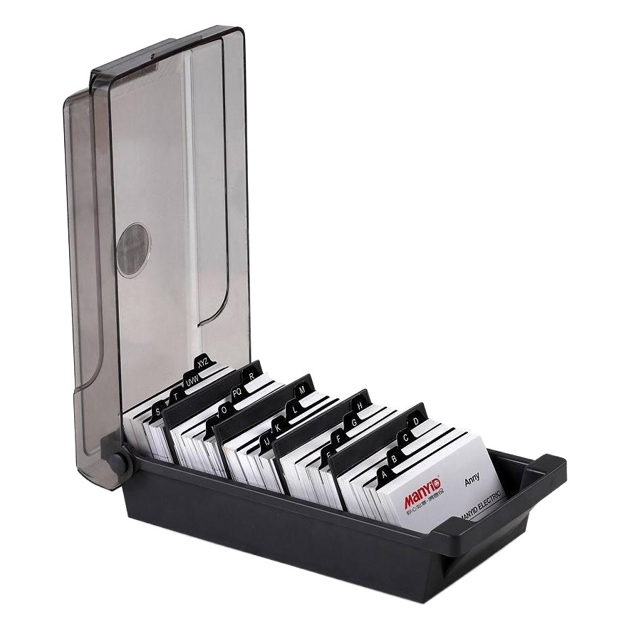 Jellis 867 Large Capacity Business Card Case Business Card Storage Box Business Card Holder Business Card Holder Business Card Holder Business Card Holder